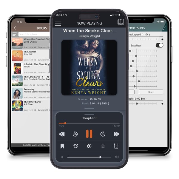 Download fo free audiobook When the Smoke Clears by Kenya Wright and listen anywhere on your iOS devices in the ListenBook app.