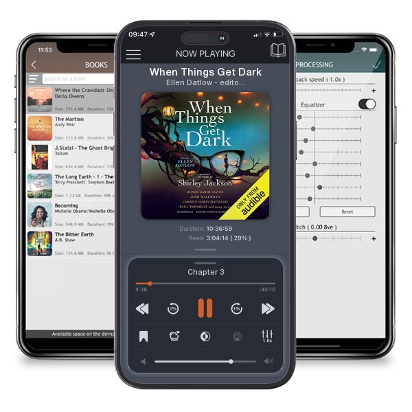 Download fo free audiobook When Things Get Dark by Ellen Datlow - editor and listen anywhere on your iOS devices in the ListenBook app.
