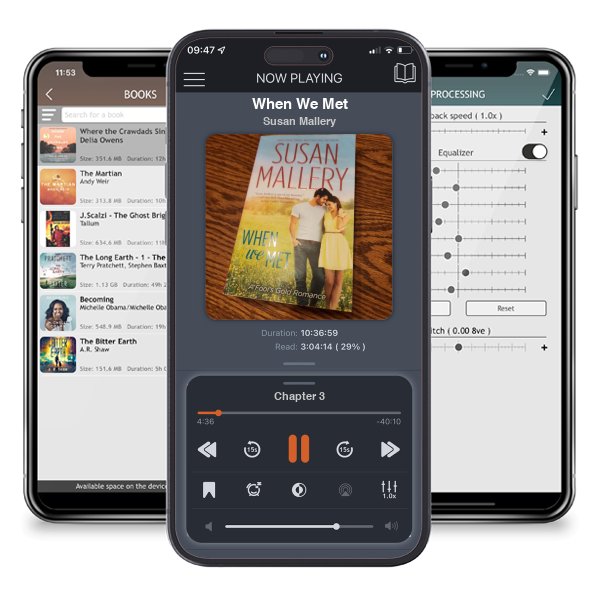 Download fo free audiobook When We Met by Susan Mallery and listen anywhere on your iOS devices in the ListenBook app.