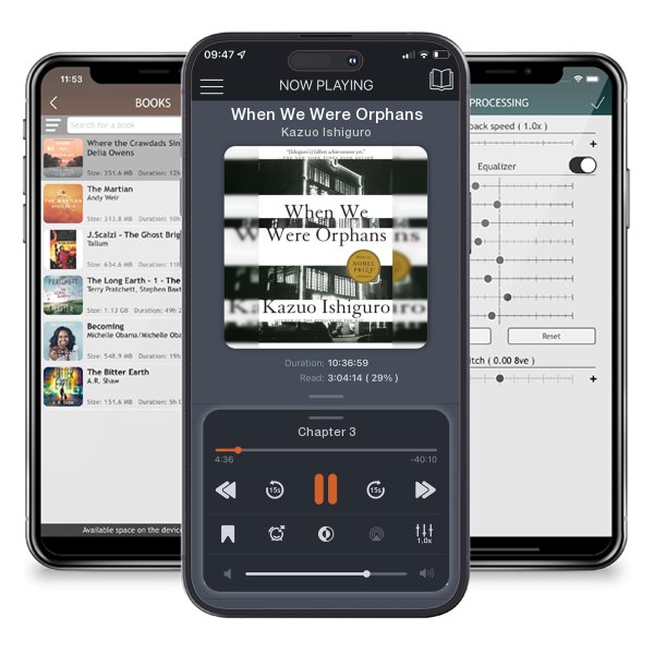 Download fo free audiobook When We Were Orphans by Kazuo Ishiguro and listen anywhere on your iOS devices in the ListenBook app.