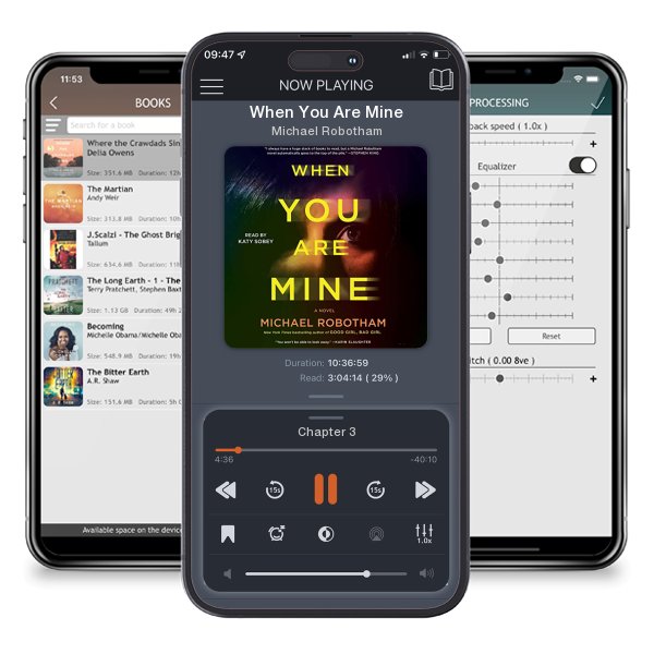Download fo free audiobook When You Are Mine by Michael Robotham and listen anywhere on your iOS devices in the ListenBook app.