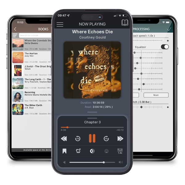 Download fo free audiobook Where Echoes Die by Courtney Gould and listen anywhere on your iOS devices in the ListenBook app.