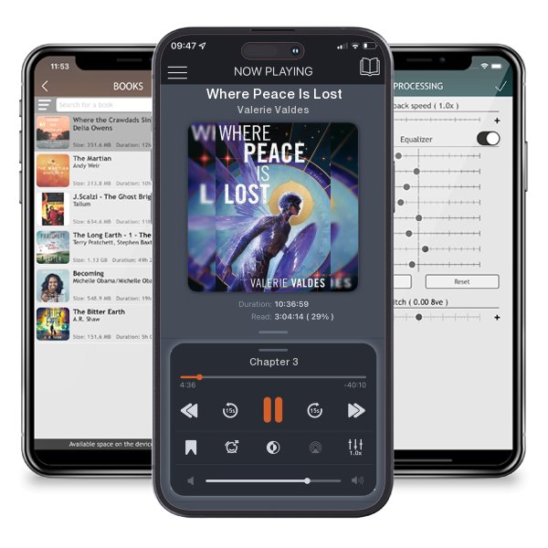 Download fo free audiobook Where Peace Is Lost by Valerie Valdes and listen anywhere on your iOS devices in the ListenBook app.