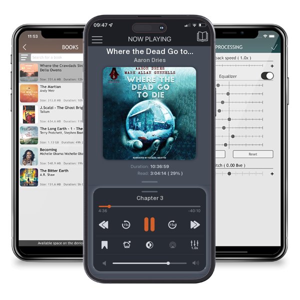 Download fo free audiobook Where the Dead Go to Die by Aaron Dries and listen anywhere on your iOS devices in the ListenBook app.