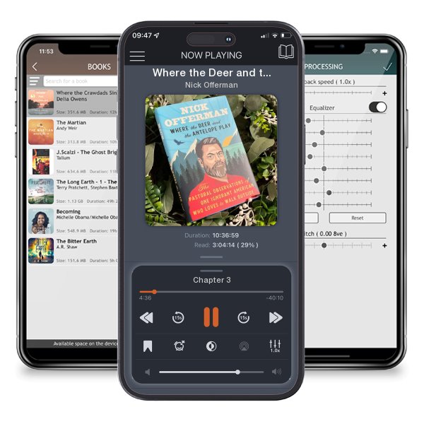 Download fo free audiobook Where the Deer and the Antelope Play by Nick Offerman and listen anywhere on your iOS devices in the ListenBook app.