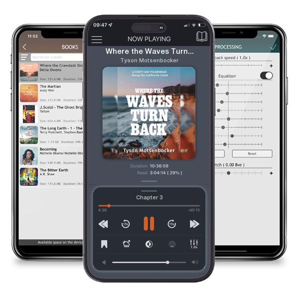 Download fo free audiobook Where the Waves Turn Back: A Forty-Day Pilgrimage Along the... by Tyson Motsenbocker and listen anywhere on your iOS devices in the ListenBook app.