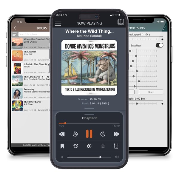Download fo free audiobook Where the Wild Things Are by Maurice Sendak and listen anywhere on your iOS devices in the ListenBook app.