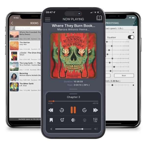 Download fo free audiobook Where They Burn Books, They Also Burn People by Marcos Antonio Hernandez and listen anywhere on your iOS devices in the ListenBook app.