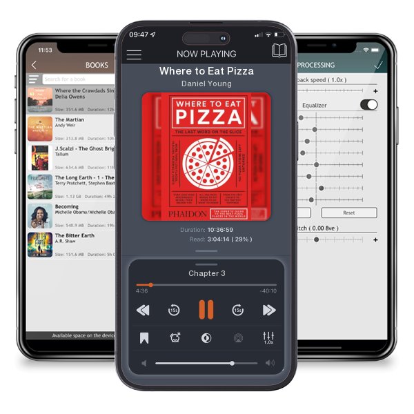 Download fo free audiobook Where to Eat Pizza by Daniel Young and listen anywhere on your iOS devices in the ListenBook app.