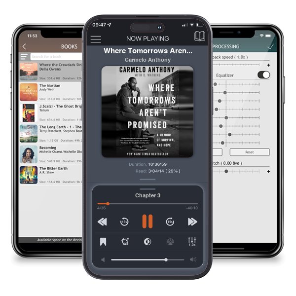 Download fo free audiobook Where Tomorrows Aren\'t Promised by Carmelo Anthony and listen anywhere on your iOS devices in the ListenBook app.