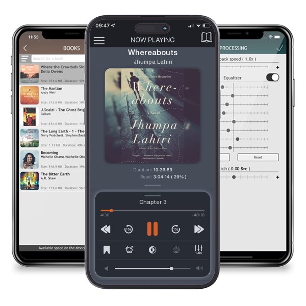 Download fo free audiobook Whereabouts by Jhumpa Lahiri and listen anywhere on your iOS devices in the ListenBook app.