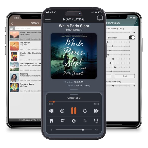 Download fo free audiobook While Paris Slept by Ruth Druart and listen anywhere on your iOS devices in the ListenBook app.