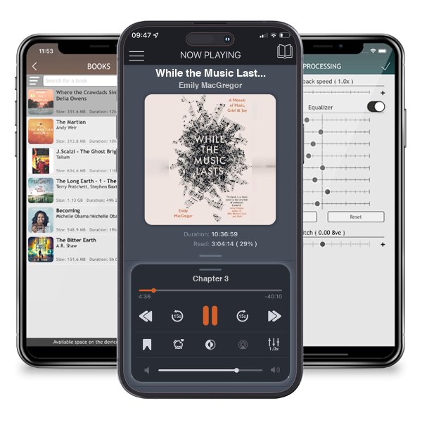 Download fo free audiobook While the Music Lasts: A Memoir of Music, Grief and Joy by Emily MacGregor and listen anywhere on your iOS devices in the ListenBook app.