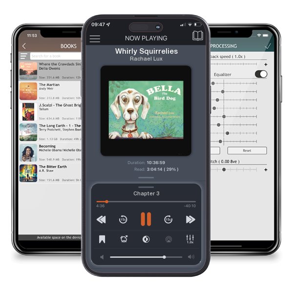 Download fo free audiobook Whirly Squirrelies by Rachael Lux and listen anywhere on your iOS devices in the ListenBook app.