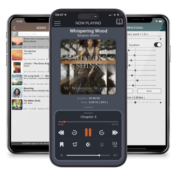 Download fo free audiobook Whispering Wood by Sharon Shinn and listen anywhere on your iOS devices in the ListenBook app.