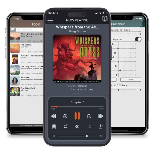 Download fo free audiobook Whispers from the Abyss by Greg Stolze and listen anywhere on your iOS devices in the ListenBook app.