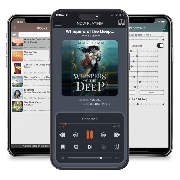 Download fo free audiobook Whispers of the Deep (Deep Waters Book 1) by Emma Hamm and listen anywhere on your iOS devices in the ListenBook app.