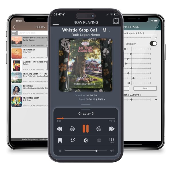 Download fo free audiobook Whistle Stop Café Mysteries #2 - As Time Goes By by Ruth Logan Herne and listen anywhere on your iOS devices in the ListenBook app.