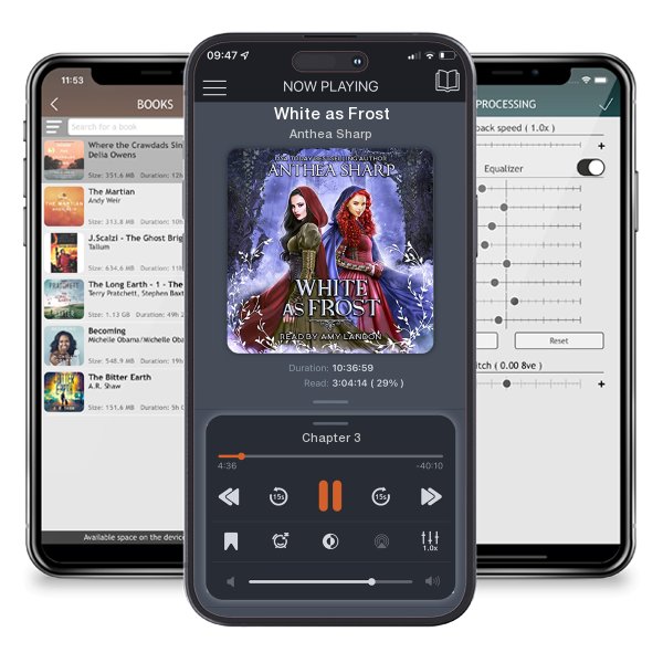 Download fo free audiobook White as Frost by Anthea Sharp and listen anywhere on your iOS devices in the ListenBook app.