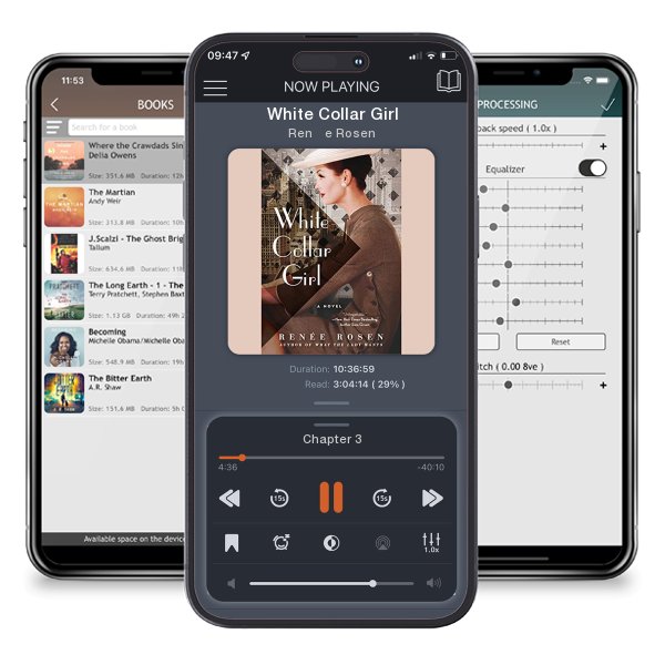 Download fo free audiobook White Collar Girl by Renée Rosen and listen anywhere on your iOS devices in the ListenBook app.