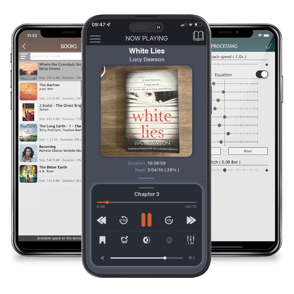 Download fo free audiobook White Lies by Lucy Dawson and listen anywhere on your iOS devices in the ListenBook app.