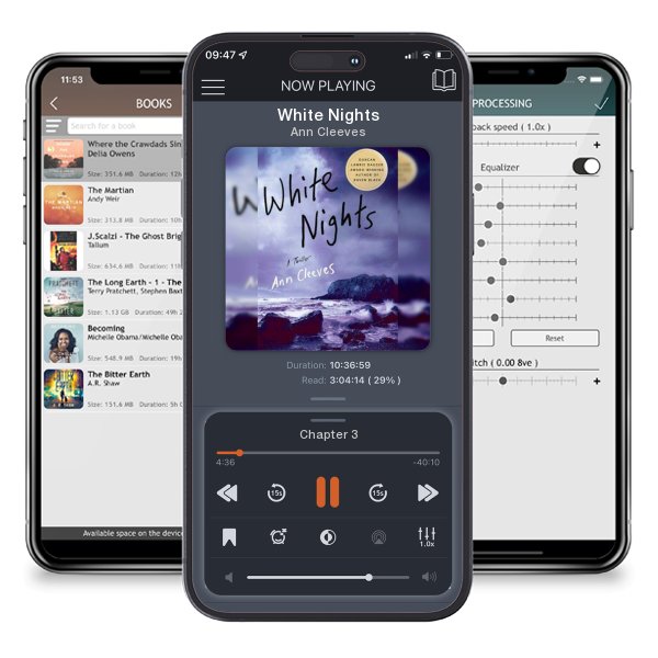 Download fo free audiobook White Nights by Ann Cleeves and listen anywhere on your iOS devices in the ListenBook app.