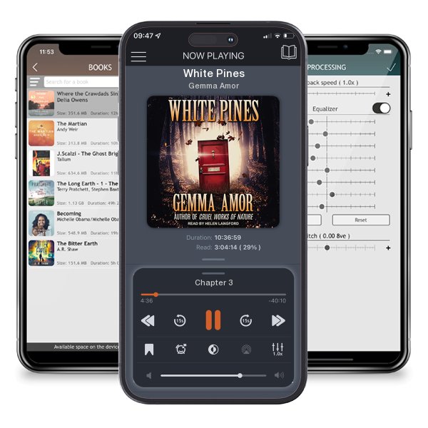 Download fo free audiobook White Pines by Gemma Amor and listen anywhere on your iOS devices in the ListenBook app.