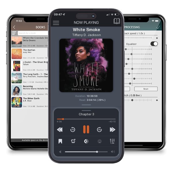 Download fo free audiobook White Smoke by Tiffany D. Jackson and listen anywhere on your iOS devices in the ListenBook app.