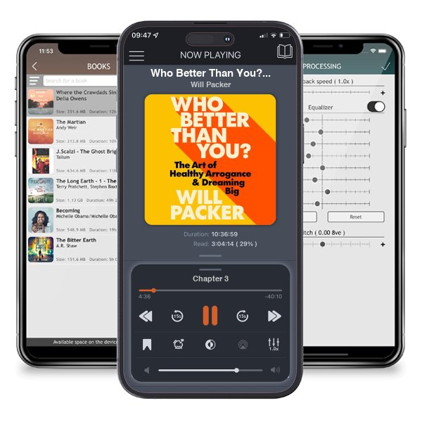Download fo free audiobook Who Better Than You?: The Art of Healthy Arrogance & Dreaming Big by Will Packer and listen anywhere on your iOS devices in the ListenBook app.