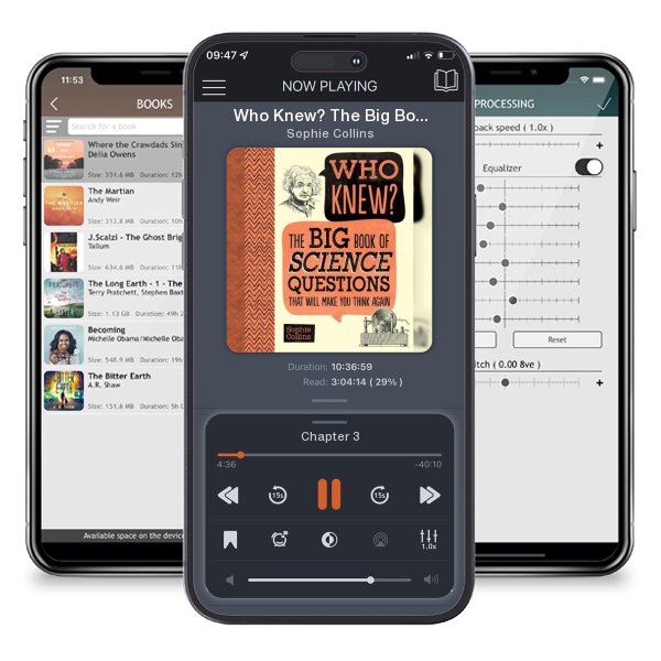 Download fo free audiobook Who Knew? The Big Book of Science Questions That Will Make You Think Again by Sophie Collins and listen anywhere on your iOS devices in the ListenBook app.