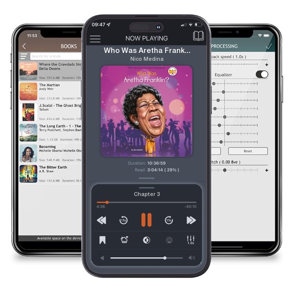 Download fo free audiobook Who Was Aretha Franklin? by Nico Medina and listen anywhere on your iOS devices in the ListenBook app.