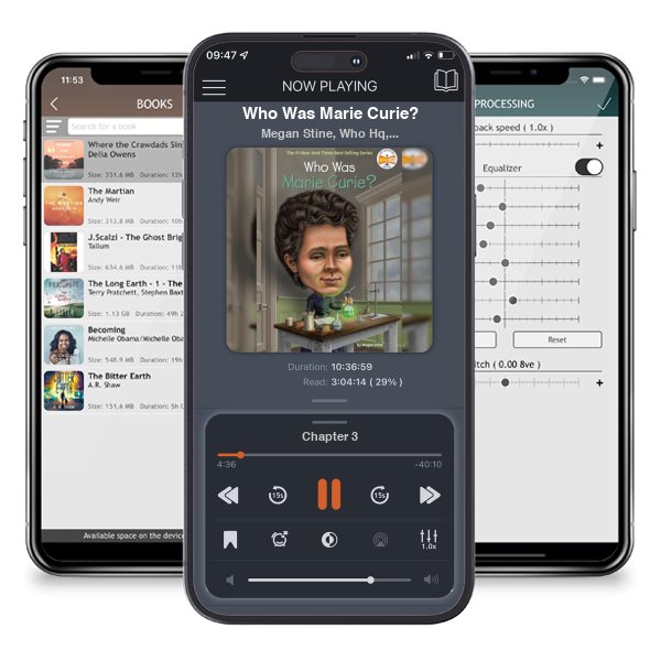 Download fo free audiobook Who Was Marie Curie? by Megan Stine, Who Hq,  et al. and listen anywhere on your iOS devices in the ListenBook app.