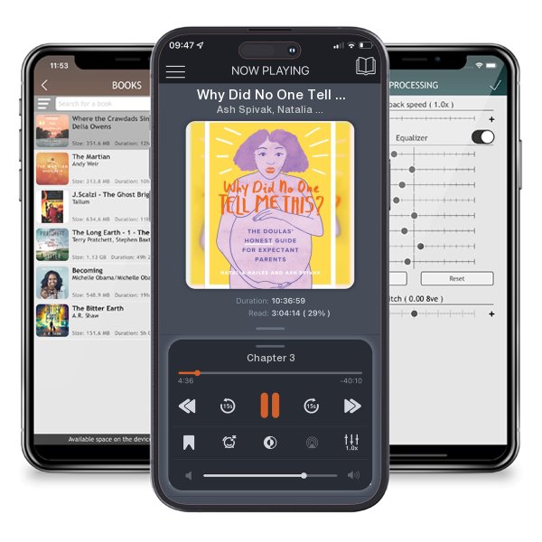 Download fo free audiobook Why Did No One Tell Me This?: The Doulas' (Honest) Guide for... by Ash Spivak, Natalia Hailes, et al. and listen anywhere on your iOS devices in the ListenBook app.