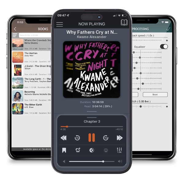 Download fo free audiobook Why Fathers Cry at Night: A Memoir in Love Poems, Recipes,... by Kwame Alexander and listen anywhere on your iOS devices in the ListenBook app.
