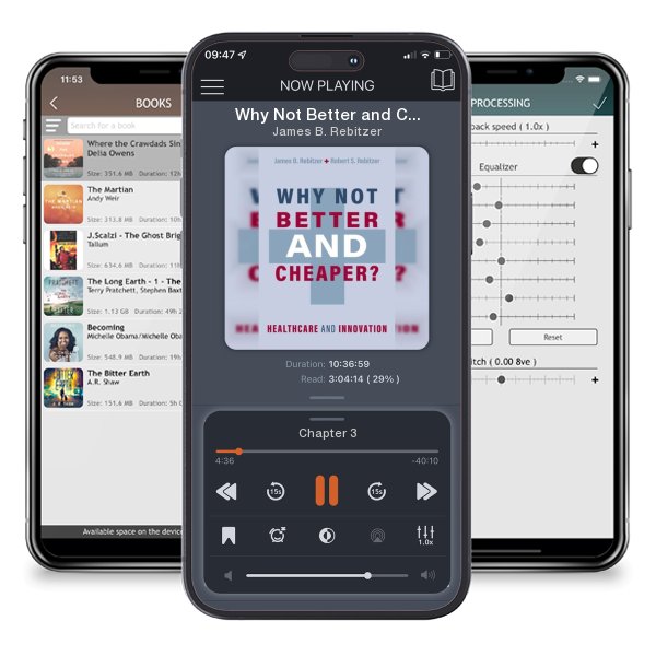 Download fo free audiobook Why Not Better and Cheaper?: Healthcare and Innovation by James B. Rebitzer and listen anywhere on your iOS devices in the ListenBook app.
