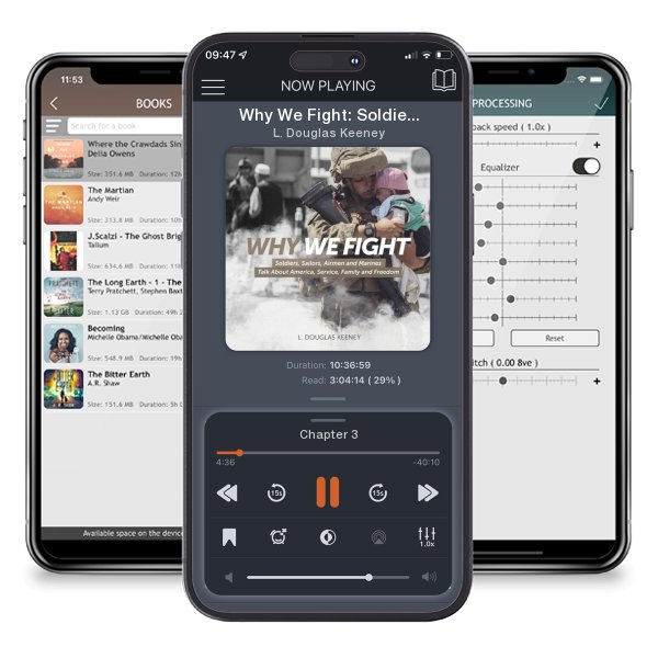 Download fo free audiobook Why We Fight: Soldiers, Sailors, Airmen and Marines Talk About America, Service, Family and Freedom by L. Douglas Keeney and listen anywhere on your iOS devices in the ListenBook app.
