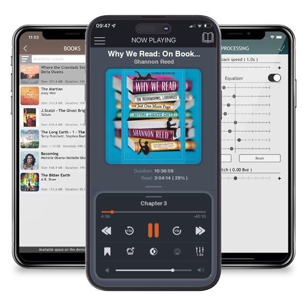 Download fo free audiobook Why We Read: On Bookworms, Libraries, and Just One More Page... by Shannon Reed and listen anywhere on your iOS devices in the ListenBook app.