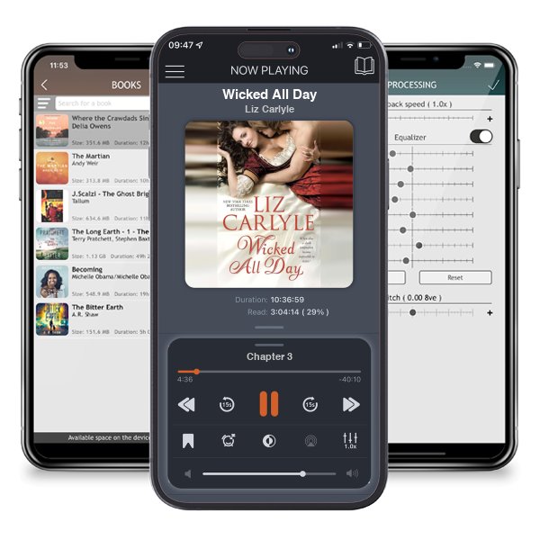 Download fo free audiobook Wicked All Day by Liz Carlyle and listen anywhere on your iOS devices in the ListenBook app.