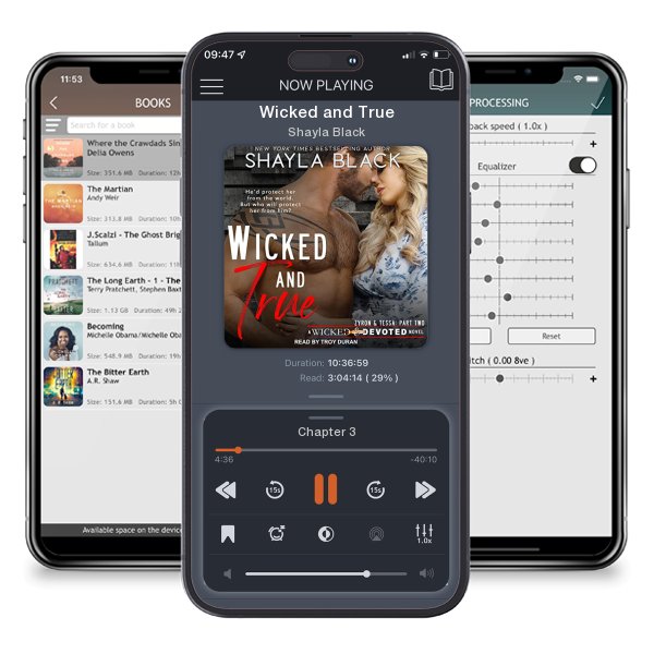 Download fo free audiobook Wicked and True by Shayla Black and listen anywhere on your iOS devices in the ListenBook app.
