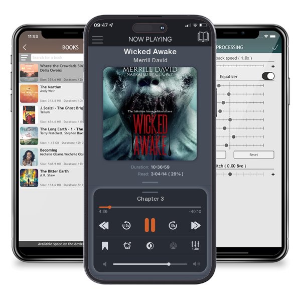 Download fo free audiobook Wicked Awake by Merrill David and listen anywhere on your iOS devices in the ListenBook app.