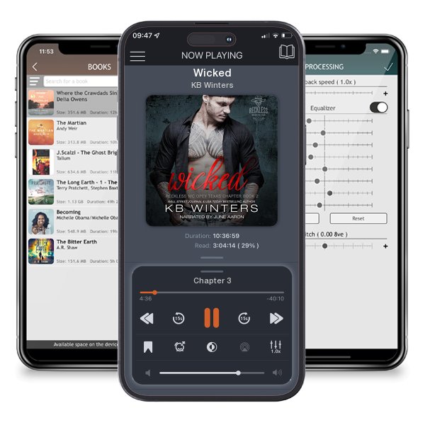 Download fo free audiobook Wicked by KB Winters and listen anywhere on your iOS devices in the ListenBook app.