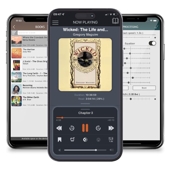 Download fo free audiobook Wicked: The Life and Times of the Wicked Witch of the West (The Wicked Years, #1) by Gregory Maguire and listen anywhere on your iOS devices in the ListenBook app.
