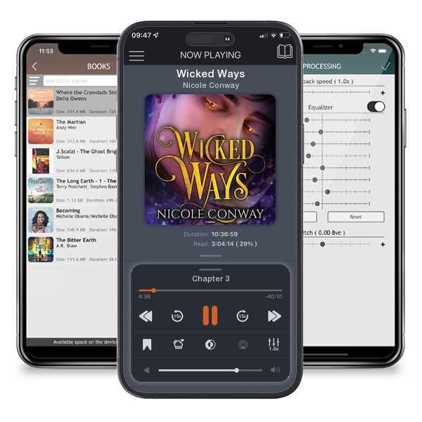Download fo free audiobook Wicked Ways by Nicole Conway and listen anywhere on your iOS devices in the ListenBook app.