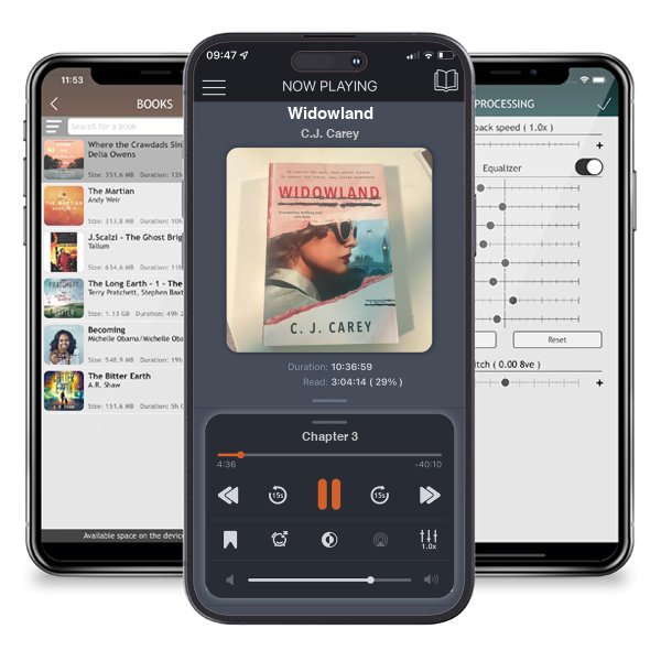 Download fo free audiobook Widowland by C.J. Carey and listen anywhere on your iOS devices in the ListenBook app.