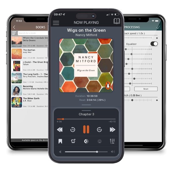 Download fo free audiobook Wigs on the Green by Nancy Mitford and listen anywhere on your iOS devices in the ListenBook app.