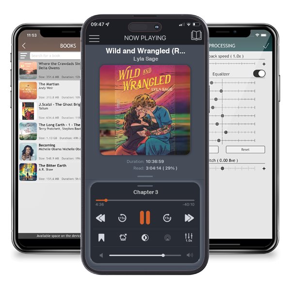 Download fo free audiobook Wild and Wrangled (Rebel Blue Ranch, #4) by Lyla Sage and listen anywhere on your iOS devices in the ListenBook app.