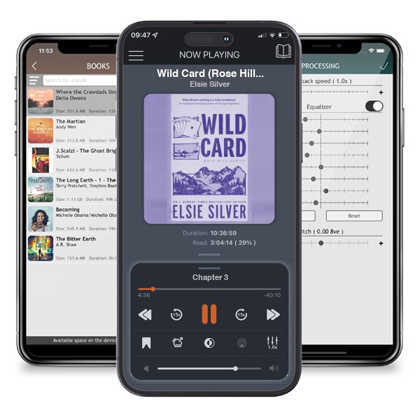 Download fo free audiobook Wild Card (Rose Hill, #4) by Elsie Silver and listen anywhere on your iOS devices in the ListenBook app.