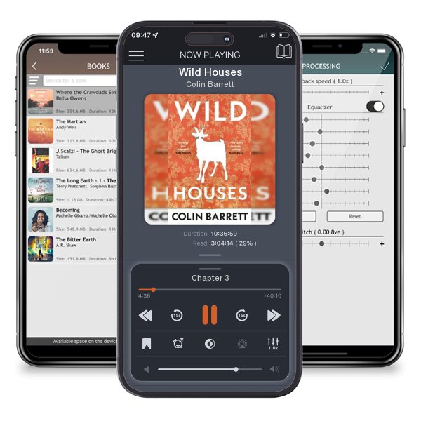 Download fo free audiobook Wild Houses by Colin Barrett and listen anywhere on your iOS devices in the ListenBook app.