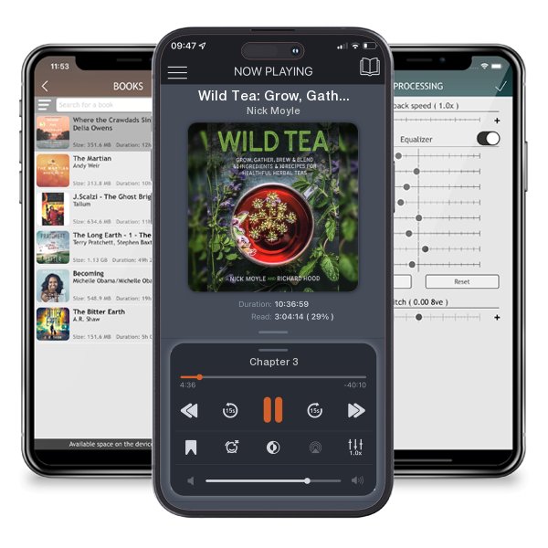 Download fo free audiobook Wild Tea: Grow, Gather, Brew & Blend 40 Ingredients & 30 Recipes for Healthful Herbal Teas by Nick Moyle and listen anywhere on your iOS devices in the ListenBook app.