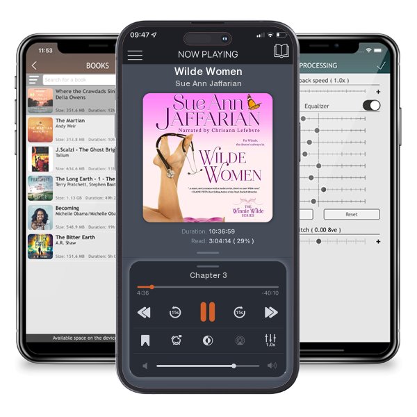 Download fo free audiobook Wilde Women by Sue Ann Jaffarian and listen anywhere on your iOS devices in the ListenBook app.